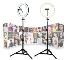 Кільцева лампа для освітлення робочого місця на штативі AL-33