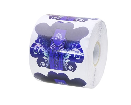 Форми для нарощування нігтів GLOBAL FASHION 30шт/уп. сині "СТИЛЕТ"