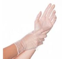 Рукавички ВІНІЛОВІ припудрені MERCATORMEDICAL р-р М 7-8 (3пари/уп) Колір:прозорі