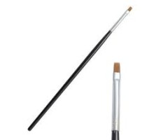 Пензлик для моделювання нігтів гелем №2 (чорний) прямий