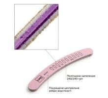 Luma Пилка для манікюра кольорова, товста  "Банан" 240х240