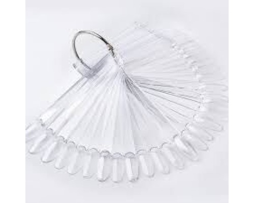 Тіпси/палітри Мигдаль 48шт на кільці прозорі