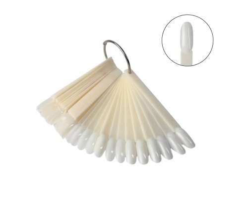 Тіпси/палітри Мигдаль 50 шт на кільці посилені матові