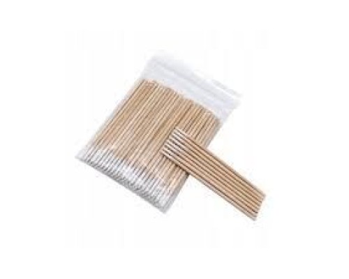 Мікробраш деревяний для коррекції та зняття вій 10см ( довгий )