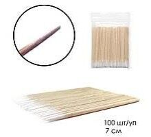 Мікробраш деревяний для коррекції та зняття вій 7см ( короткий )