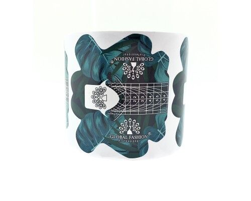 Форми для нарощування нігтів GLOBAL FASHION 300шт/уп  тропік