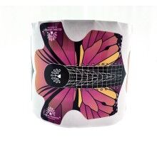 Форми для нарощування нігтів GLOBAL FASHION 300шт/уп Стилет метелик