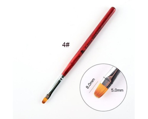 Пензлик для моделювання нігтів Ez Flow №4 овал