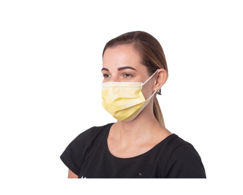 Маски Sangig одноразові жовті - 50 шт