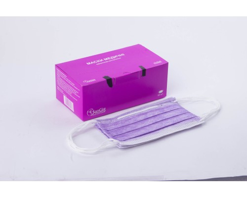 Маски Sangig одноразові SanGig Маски одноразові SanGig зелені - 50 шт