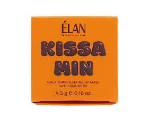 ELAN Kissamin: живильна нічна маска для губ з олією апельсина