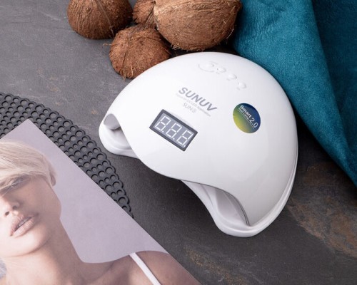 LED+UV SUNUV SUN 5 48W White лампа біла (оригінал,1 рік гарантія)