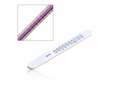 Luma Пилка для манікюра кольорова, товста пряма 100х150#