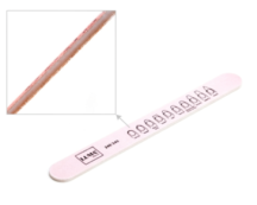 Luma Пилка для манікюра кольорова, тонка пряма 240х240#