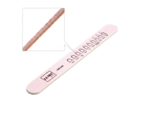 Luma Пилка для манікюра кольорова, тонка пряма 180х240#