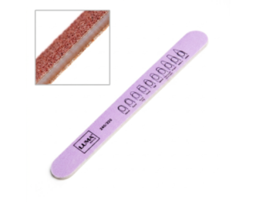 Luma Пилка для манікюра кольорова, тонка пряма 240х320#