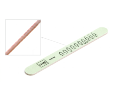 Luma Пилка для манікюра кольорова, тонка пряма 100х180#