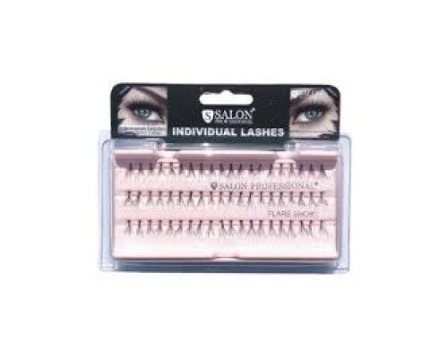 Вії для нарощування пучкові Salon Professional Flare short