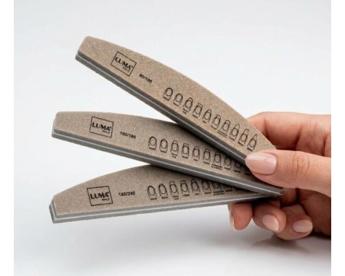 Luma пилка-баф  "Напівмісяць"  80х100