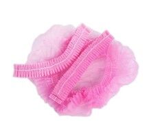 Шапочка медична нестирильна на подвійній резинці Panni Mlada (100шт/уп)зі спанбонду Колір:рожевий