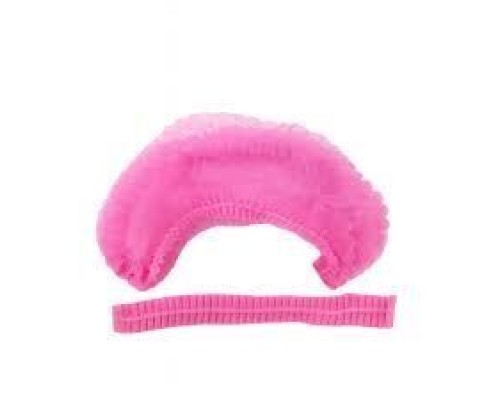 Шапочка медична нестирильна на подвійній резинці Panni Mlada (100шт/уп)зі спанбонду Колір:рожевий