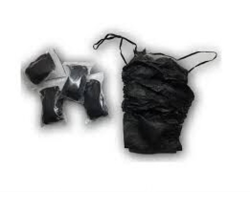 Трусики-стрінги чоловічі Doily® L/XL (50 шт/пач) зі спанбонду Колір: чорний