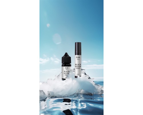 ELAN Система фарбування вій з інкапсульованим сріблом <BLACK SILVER TINT> Засіб 2