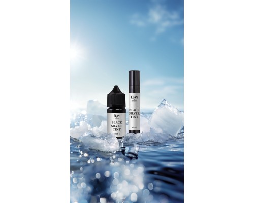 ELAN Система фарбування вій з інкапсульованим сріблом <BLACK SILVER TINT> Засіб 2
