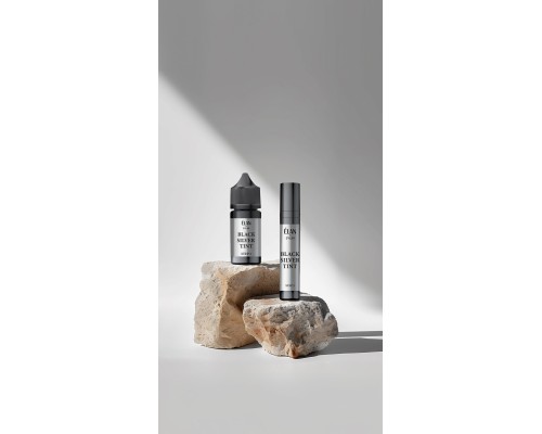 ELAN Система фарбування вій з інкапсульованим сріблом <BLACK SILVER TINT> Засіб 2