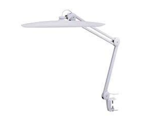 Лампа безтіньова для освітлення робочого місця на струбцині GLOBAL FASHSON (біла)