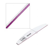 Luma Пилка для манікюра сіра, тонка "Напівмісяць" 180х240