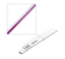 Luma Пилка для манікюра сіра, тонка "Напівмісяць" 120х120