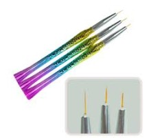 Набір пензликів для малювання Colored fish 3шт NRX-00