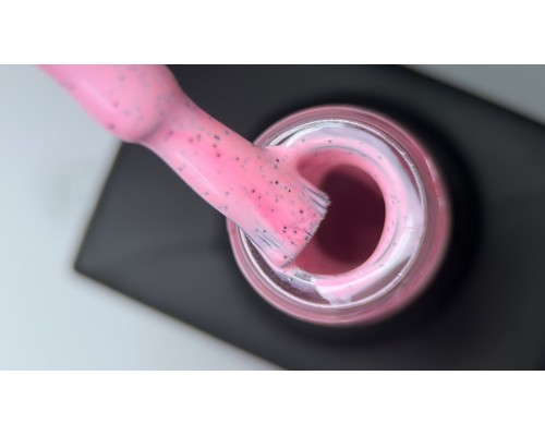 LUMA gel polish Chia pudding C05 Dragon fruit 10ml (рожевий с крихтою)