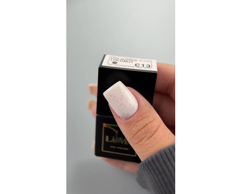 LUMA gel polish Chia pudding C13 Coconut 10ml (молочний с крихтою)
