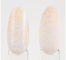 LUMA gel polish Donuts D02 Marshmallow 10ml (молочний з кольоровою крихтою)