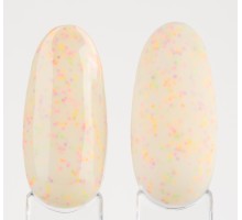 LUMA gel polish Donuts D04 Melon 10ml (жовтий з кольоровою крихтою)