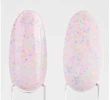 LUMA gel polish Donuts D05 Raspberries 10ml (жовтий з кольоровою крихтою)