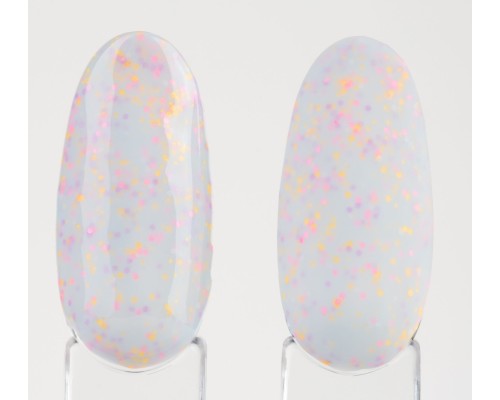 LUMA gel polish Donuts D06 Blue fruits 10ml (світло-голубий з кольоровою крихтою)