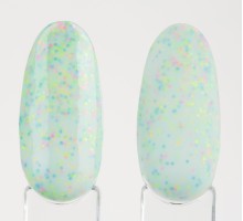 LUMA gel polish Donuts D08 Pistashio 10ml (світло-зелений з кольоровою крихтою)