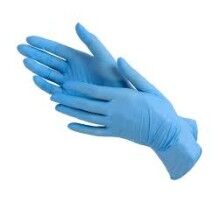 Рукавички НІТРІЛОВІ  SFM сині р-р. M  (100 шт/пач)