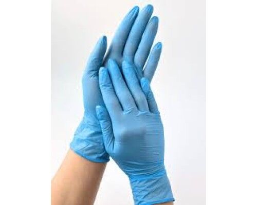 Рукавички НІТРІЛОВІ SFM  блакитні р-р. XS  (100 шт/пач)