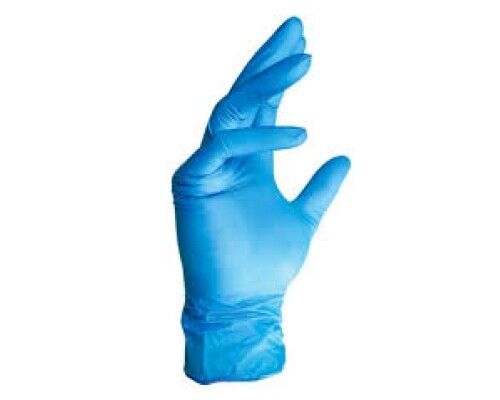 Рукавички НІТРІЛОВІ SFM  блакитні р-р. XS  (100 шт/пач)