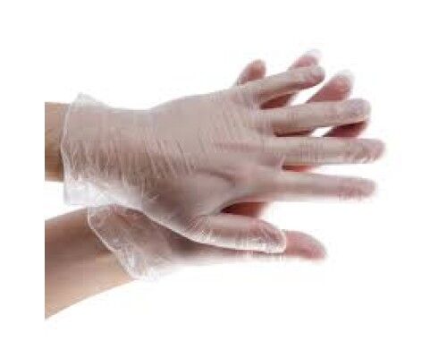 Одноразові рукавиці VINYL SFM  неприпудрені р-р S (100шт./уп)