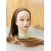 Голова учбова для моделюровання зачісок, термо   528-12 (темно русий, пряме)
