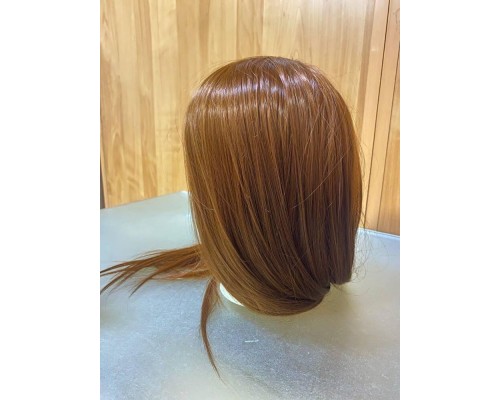 Голова учбова для моделюровання зачісок, термо   528-12 (темно русий, пряме)