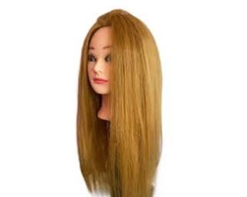 Манекен-голова  учбовий  для зачісок GLV-00 штучні (Золото) 45см