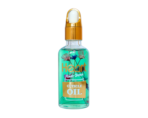 Квіткова олійка для кутикули  HEART, 50ml Exotic Kiwi (Зелена)