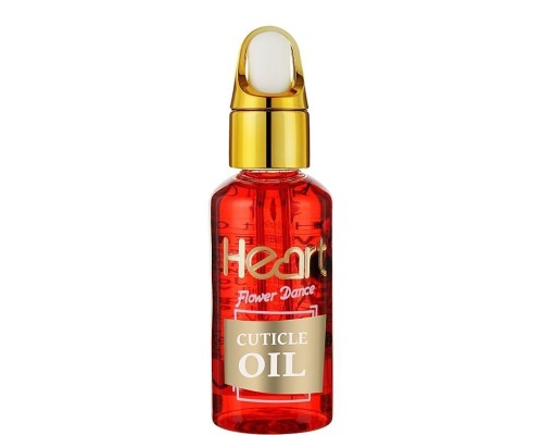 Квіткова олійка для кутикули  HEART, 50ml Lady in Red (червона)