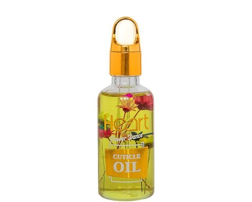 Квіткова олійка для кутикули  HEART, 50ml Wild Citrus (Жовте)